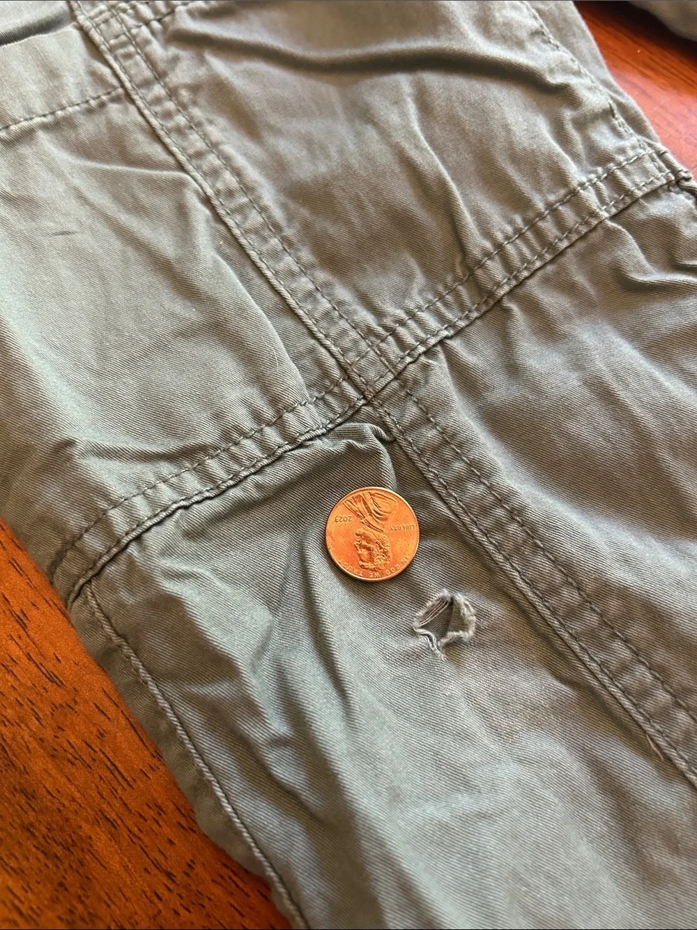 GAP Kids Olive Green Wide Leg Cargo Pants | Girls XS 4-5 Utility Pants